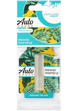 Подвесной ароматизатор для авто Auto Fresh Hawaii Morning ампула, 1 шт
